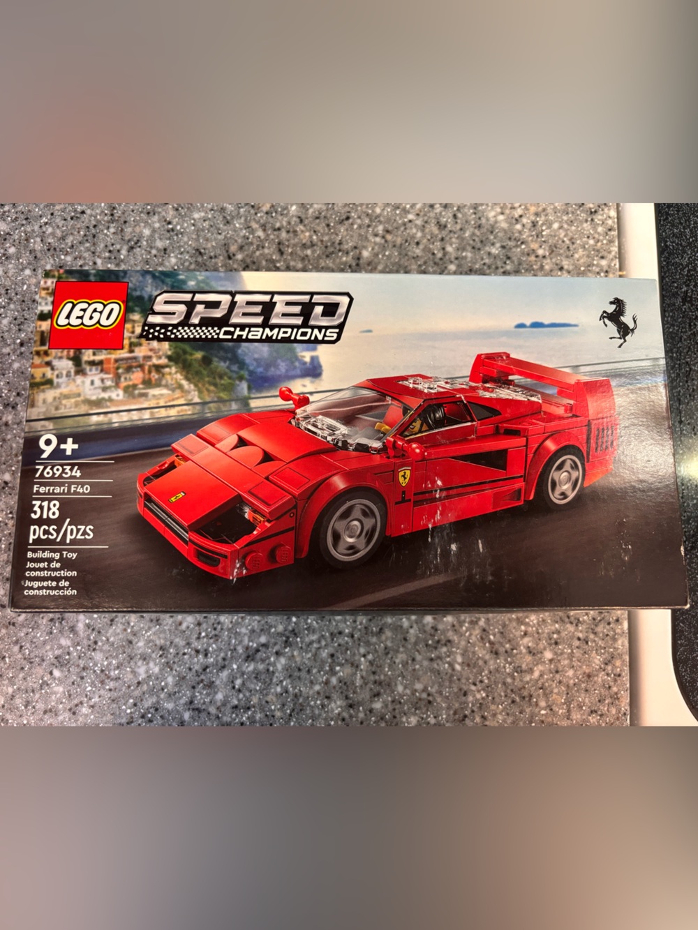 Lego Speed Champions Ferrari F40 in red
